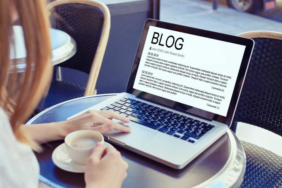 create a blog site