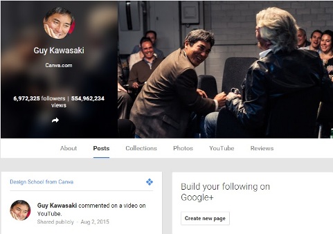 Google Influencer Guy Kawasaki