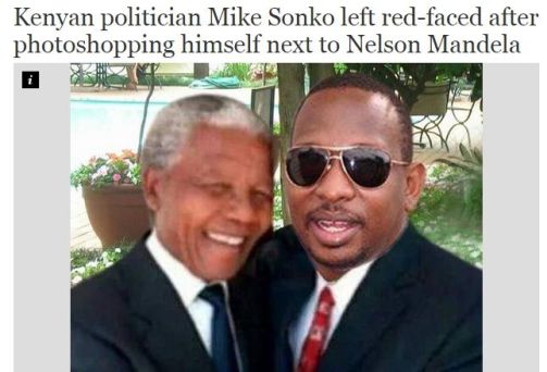 Photoshop Kenyan Politician Mandela
