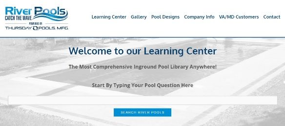 Marcus Sheridan River Pools Learning Center