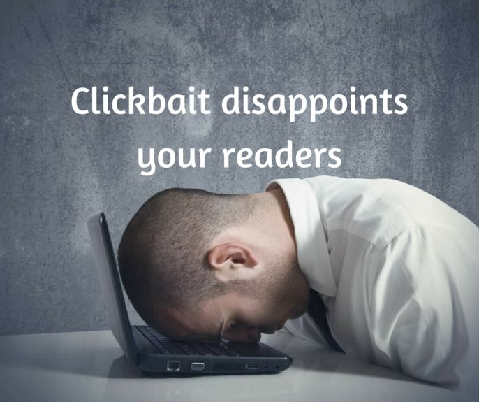 The reader took the clickbait - what happens next may surprise you! 4