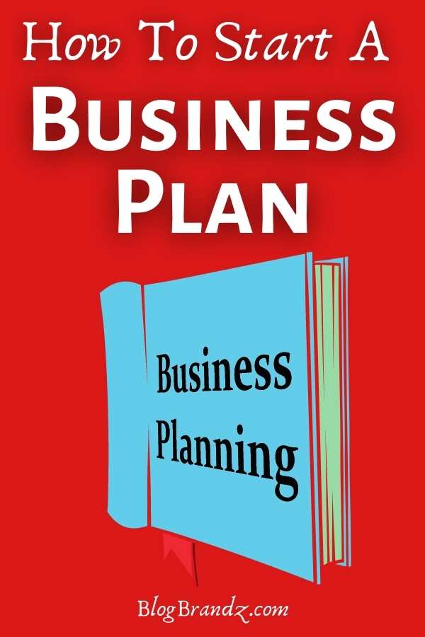 how to start a business plan