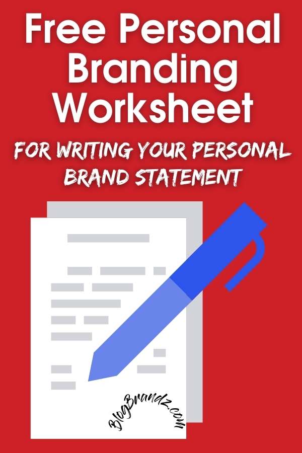 Personal Branding Worksheet