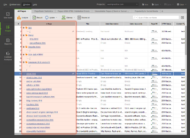 Website Auditor SEO Audit Tool