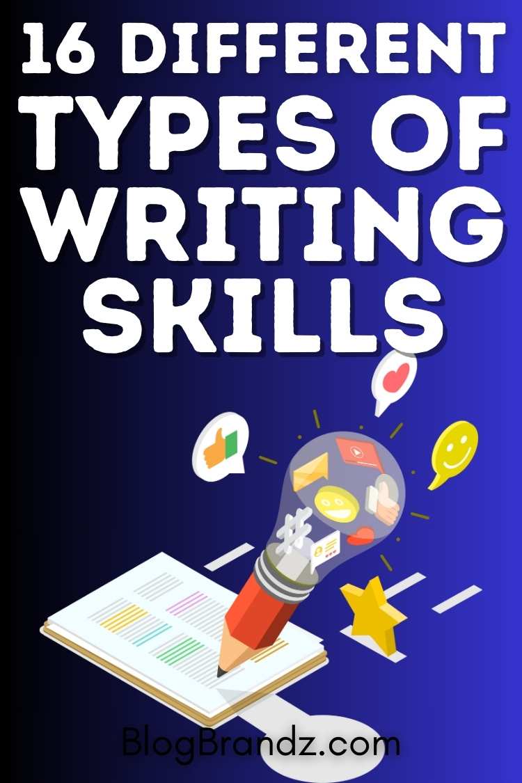 Different Types Of Writing Skills