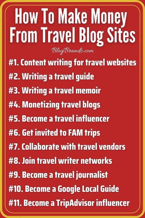 Travel Blog Sites