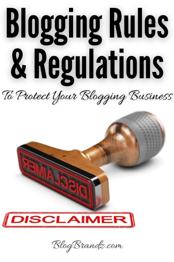 Blogging Rules And Regulations
