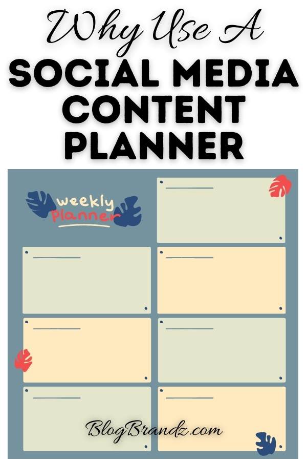 Social Media Content Calendar Template