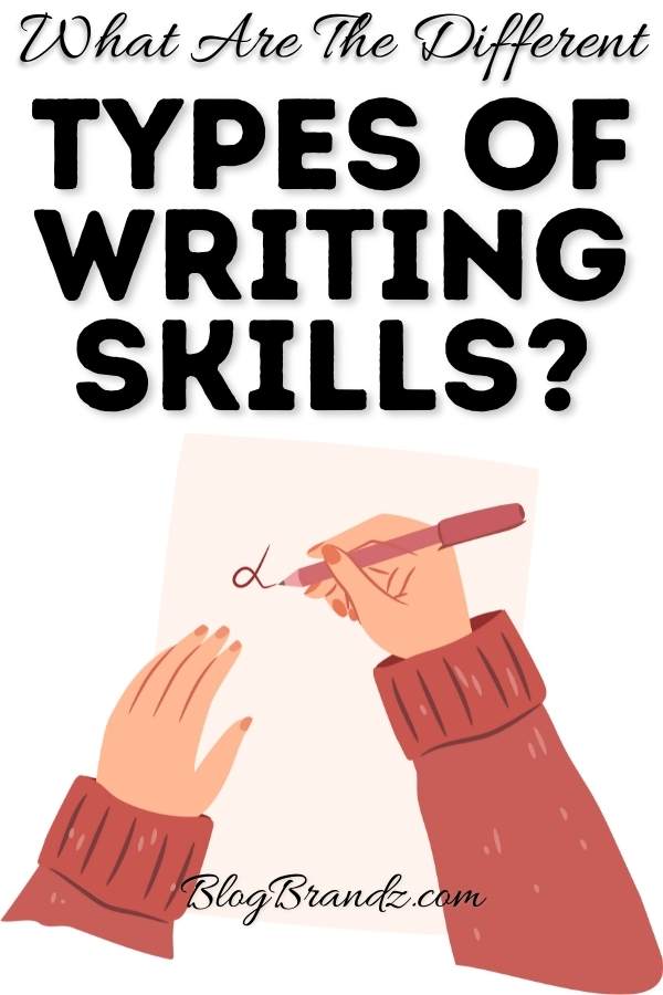 Different Types Of Writing Skills