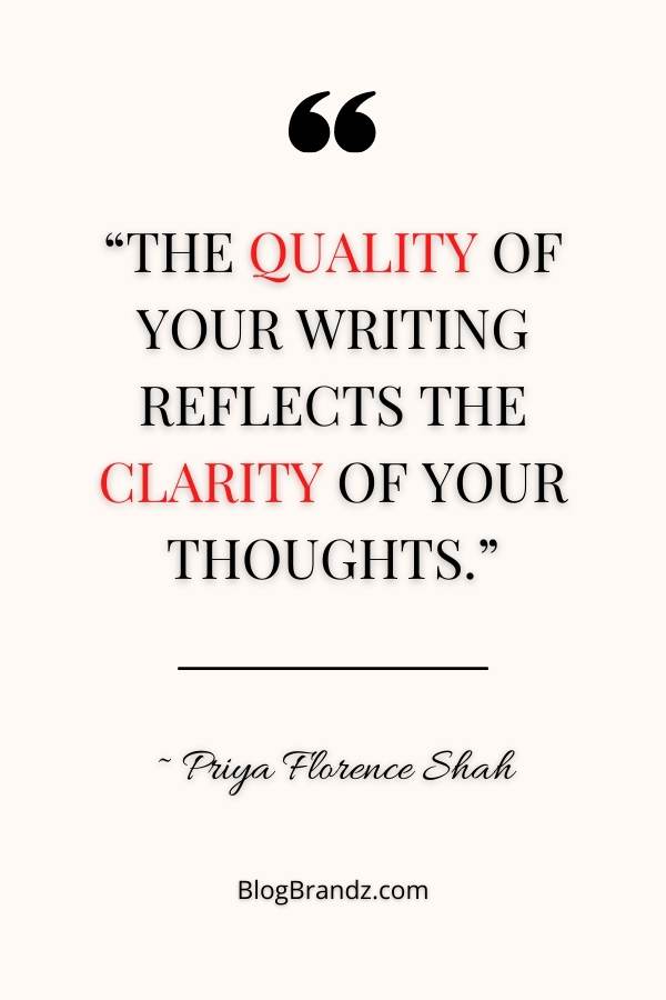 Quality Writers Quote
