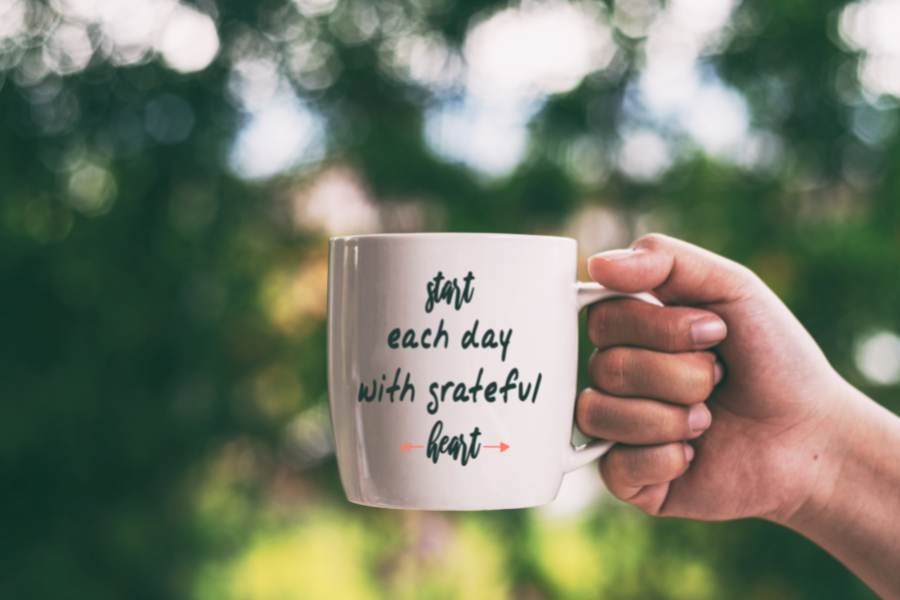 starting each day with a grateful heart