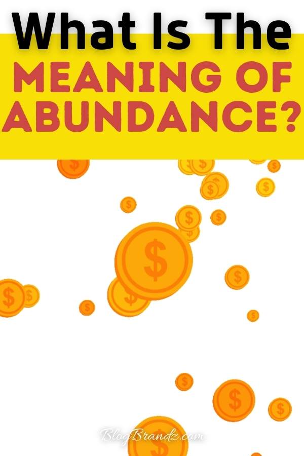 The Meaning Of Abundance
