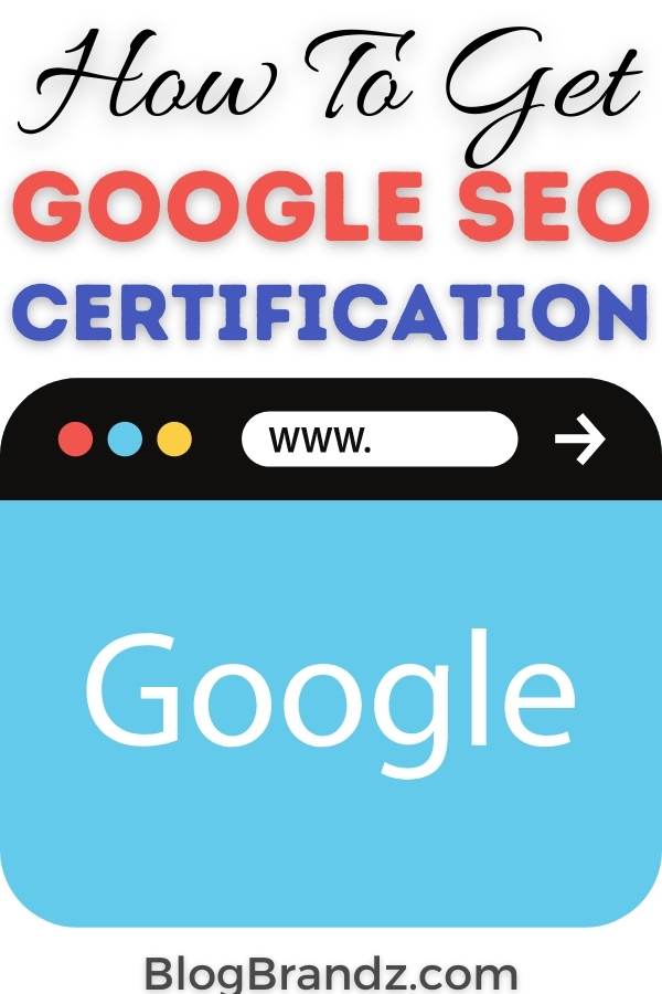 Google SEO Certification