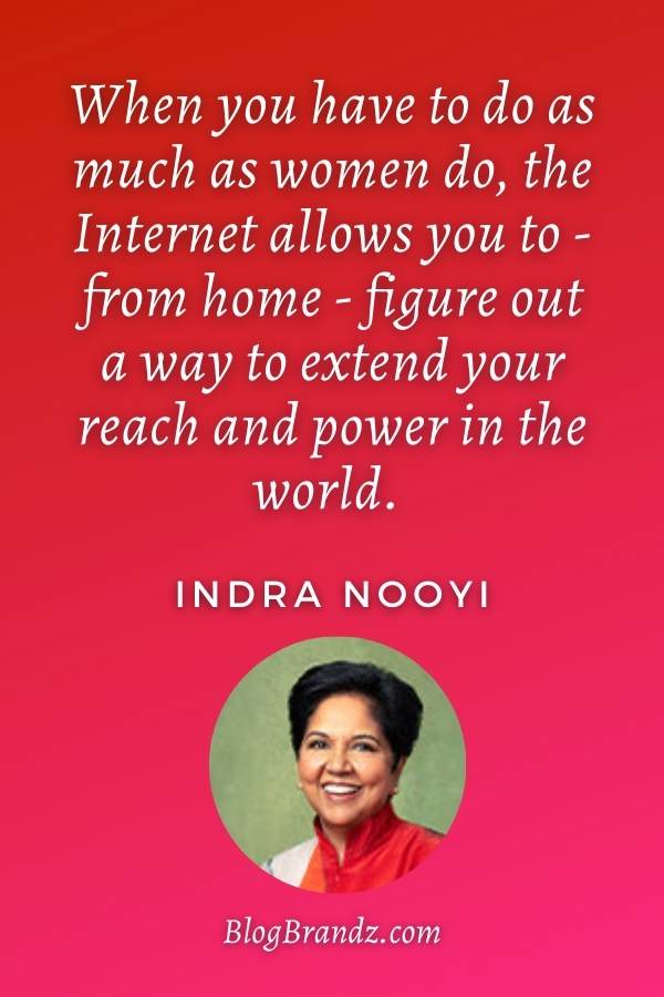 Indra Nooyi Quotes On Internet