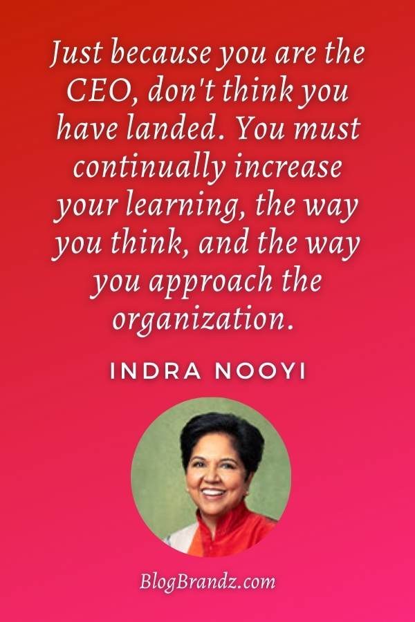 Inspirational Indra Nooyi Quotes