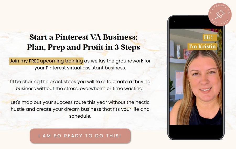 Become a Pinterest VA