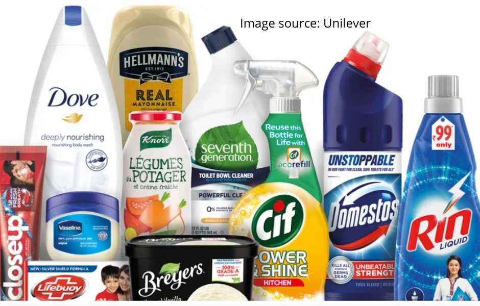 unilever green branding