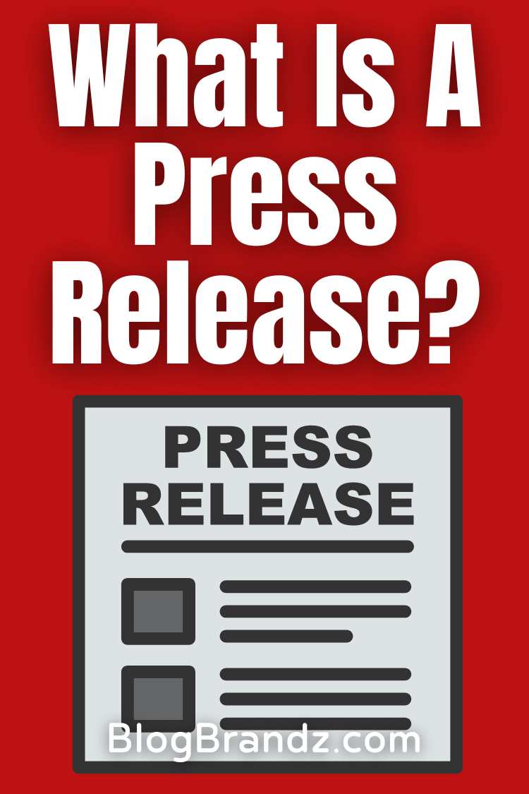 What is a Press Release
