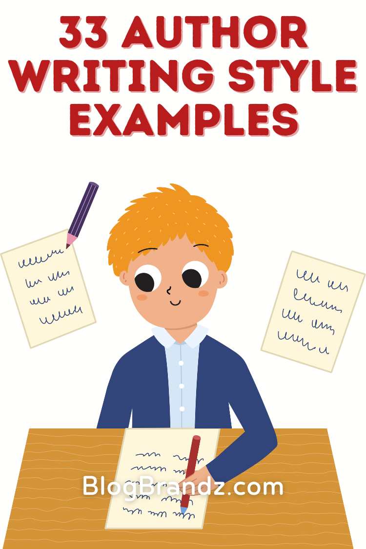 Author Writing Style Examples